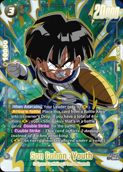 Son Gohan : Youth (Gold) FS12-09 — Starter Deck EX: The Beat of Ki (FS12)