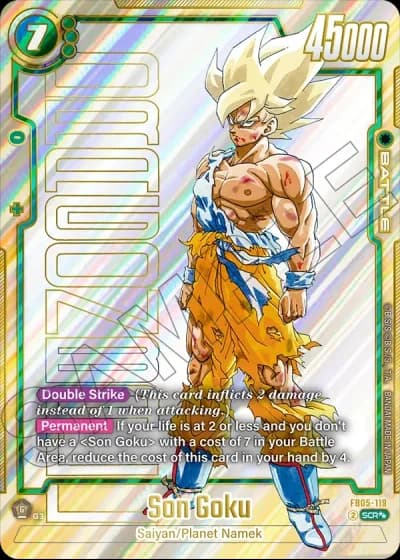 Son Goku (Alternative Art) SB01-119 — Manga Booster 01 (SB01)