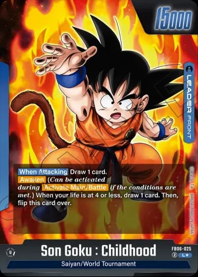 Son Goku : Childhood (Alternative Art) FB06-025 — Rivals Clash (FB06)