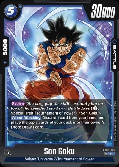 Son Goku FB09-036 — Dual Evolution (FB09)