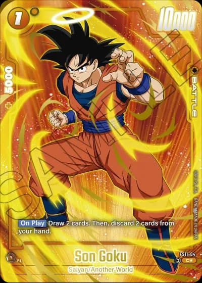 Son Goku (Gold) FS11-04 — Starter Deck EX: The Phase of Evolution (FS11)