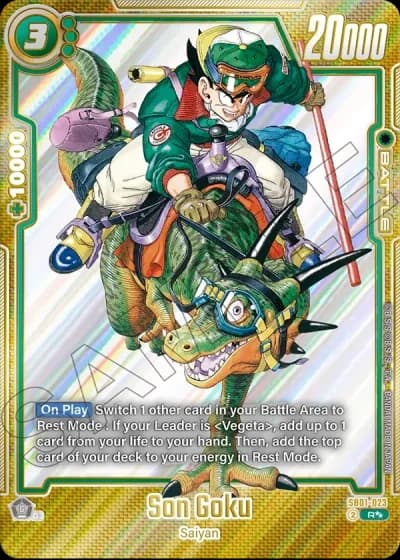 Son Goku (Super Alternative Art) SB01-023 — Manga Booster 01 (SB01)