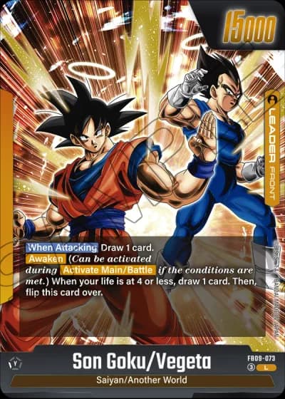 Son Goku/Vegeta FB09-073 — Dual Evolution (FB09)