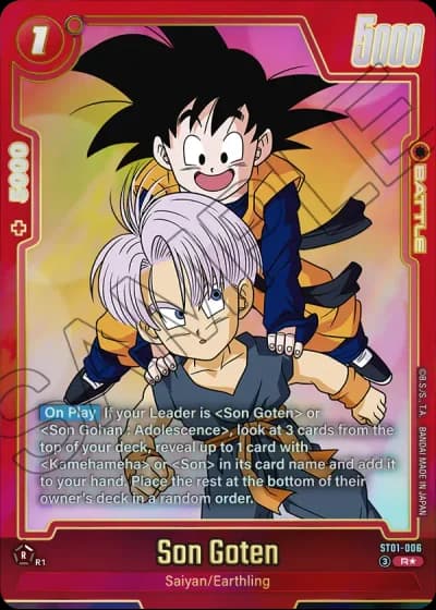 Son Goten (Alternative Art) ST01-006 — Story Booster 01 (ST01)