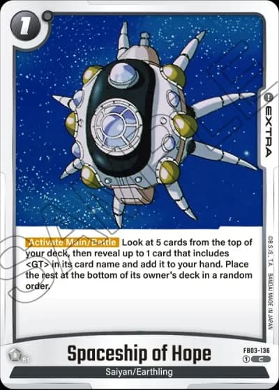 Spaceship of Hope FB03-136 — Raging Roar (FB03)
