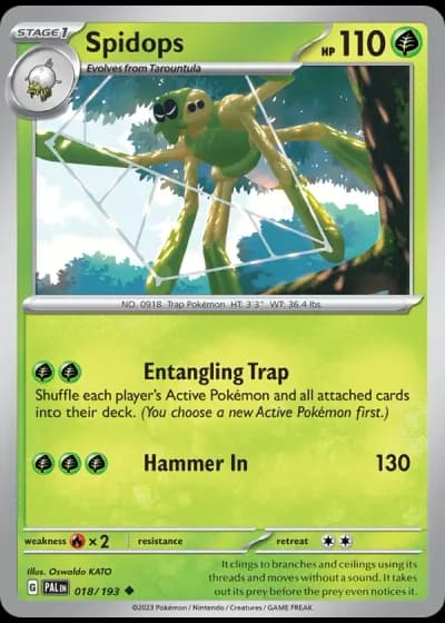 Spidops #018/193 — Paldea Evolved