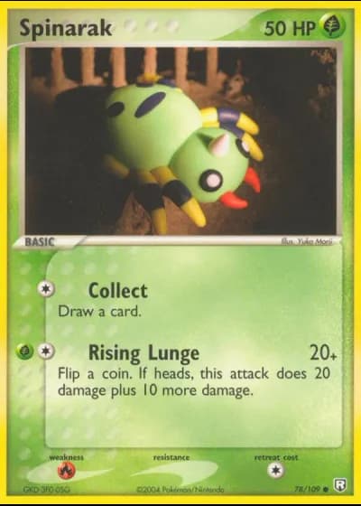 Spinarak #78/109 — Team Rocket Returns