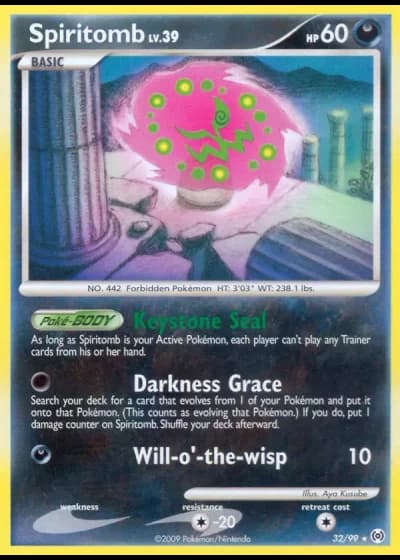 Spiritomb (League Crosshatch September 2010) #32/99 — Arceus