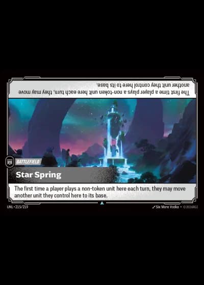 Star Spring #215/308 — Unleashed