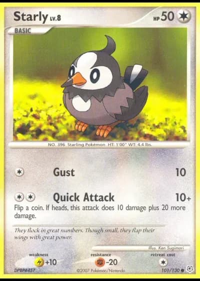 Starly #101/130 — Diamond & Pearl