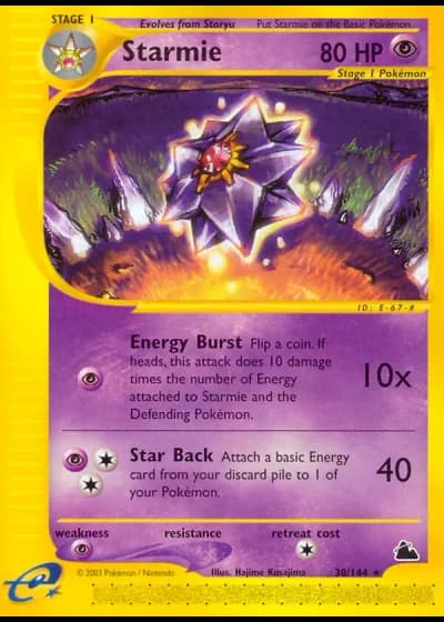 Starmie #30/144 — Skyridge