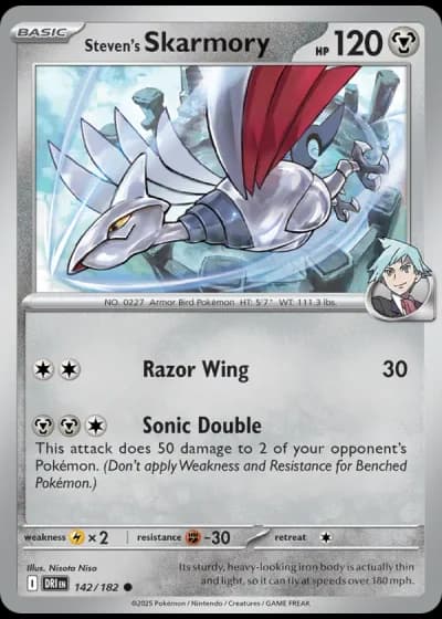 Steven's Skarmory #142/182 — Destined Rivals