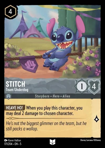 Stitch - Team Underdog #171/204 — Shimmering Skies