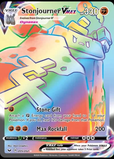 Stonjourner VMAX #205/202 — Sword & Shield