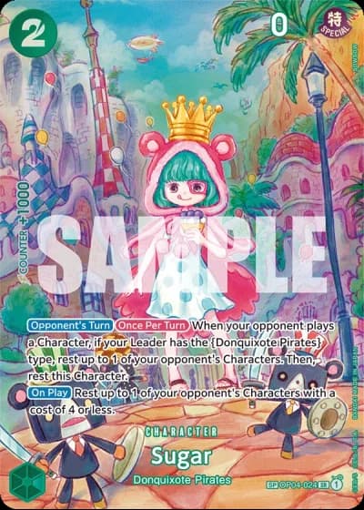 Sugar (OP04-024) (Special Rare) — Wings of the Captain (OP06)