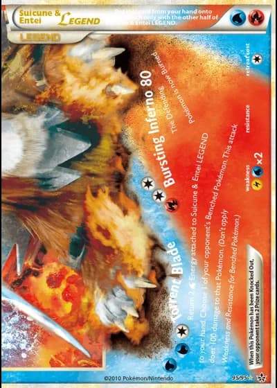 Suicune & Entei LEGEND #95/64 — World Championships 2011