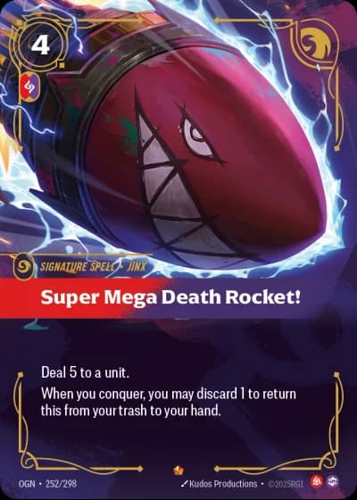 Super Mega Death Rocket! #252/352 — Origins