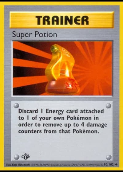 Super Potion (1st Edition) #90/102 — Base Set (1st Edition)