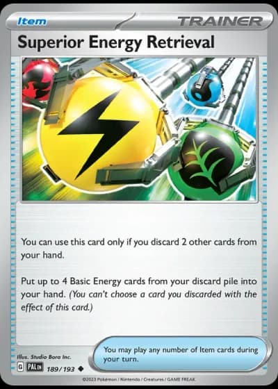 Superior Energy Retrieval #189/193 — Paldea Evolved