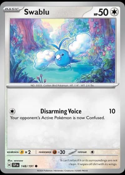 Swablu #148/191 — Surging Sparks