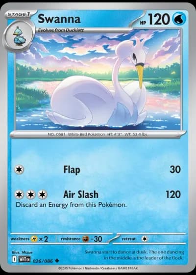 Swanna #026/86 — White Flare