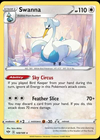 Swanna #149/189 — Darkness Ablaze