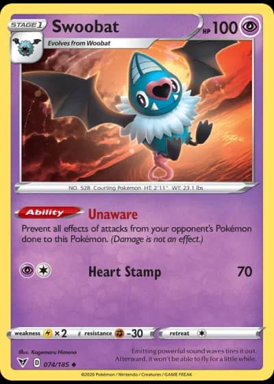 Swoobat #74/185 — Vivid Voltage