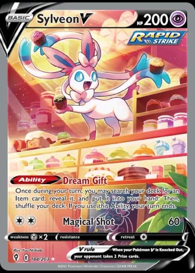 Sylveon V #184 — Evolving Skies
