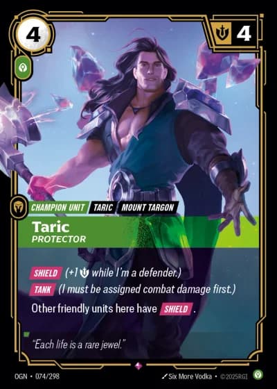 Taric, Protector #074/352 — Origins