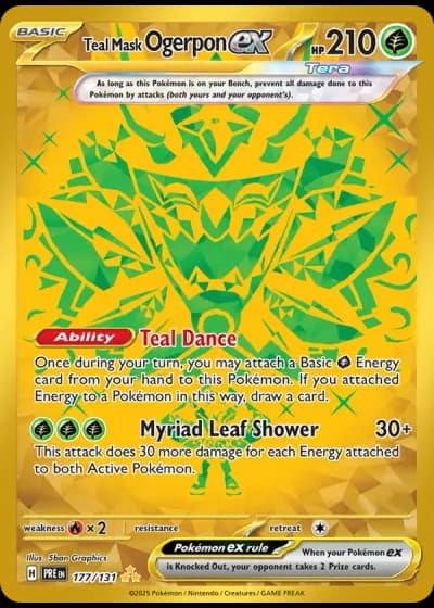 Teal Mask Ogerpon ex #177/131 — Prismatic Evolutions