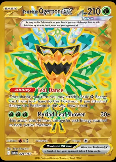 Teal Mask Ogerpon ex #221/167 — Twilight Masquerade