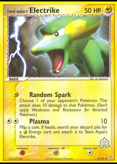 Team Aquas Frizelbliz #27/95 — EX Team Magma vs Team Aqua