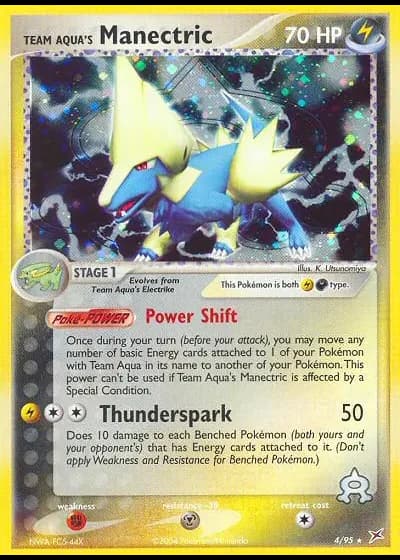 Team Aqua's Manectric #4/70 — World Championships 2004
