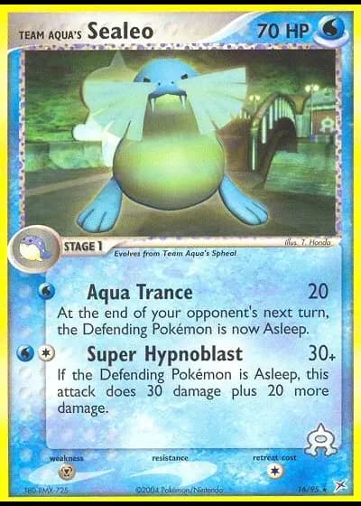 Team Aqua's Sealeo #16/95 — Team Magma vs Team Aqua