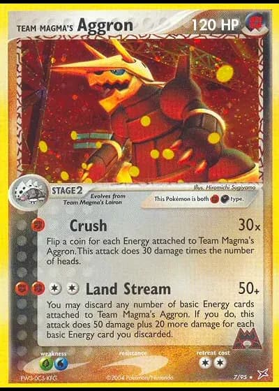 Team Magmas Stolloss #7/95 — EX Team Magma vs Team Aqua