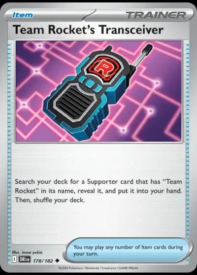 Team Rocket's Transceiver #178/182 — Destined Rivals