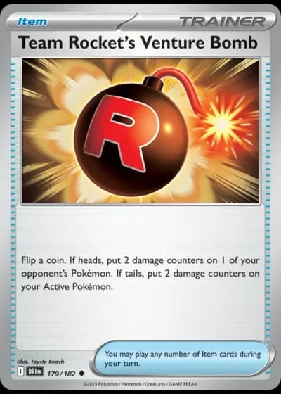 Team Rocket's Venture Bomb #179/182 — Destined Rivals