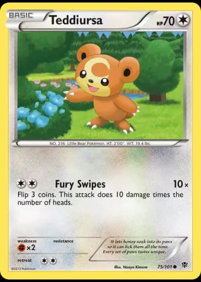 Teddiursa #75/101 — Plasma Blast