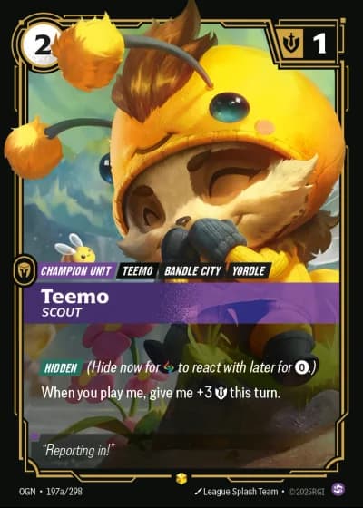 Teemo, Scout #197a/352 — Origins