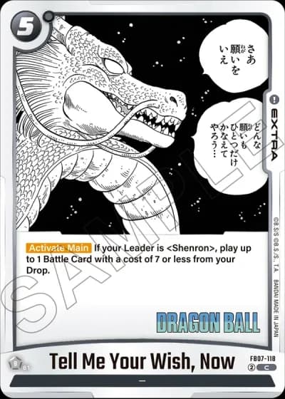 Tell Me Your Wish, Now SB02-118 — Manga Booster 02 (SB02)
