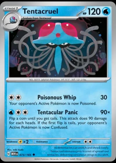 Tentacruel #073/165 — 151