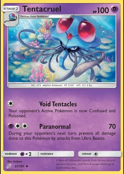 Tentacruel #61/181 — Team Up