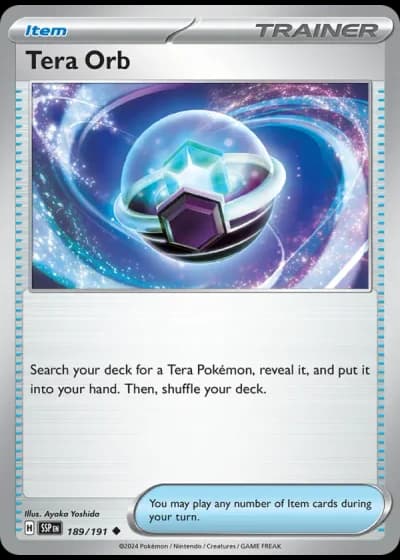 Tera Orb #189/191 — Surging Sparks