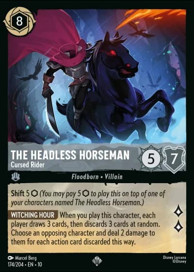 The Headless Horseman - Cursed Rider #174/204 — Whispers in the Well