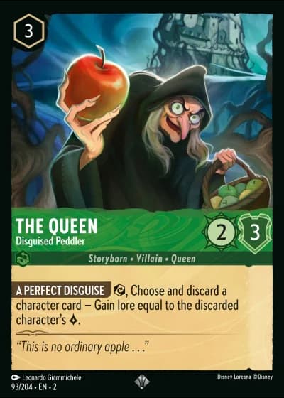 The Queen - Disguised Peddler #93/204 — Rise of the Floodborn