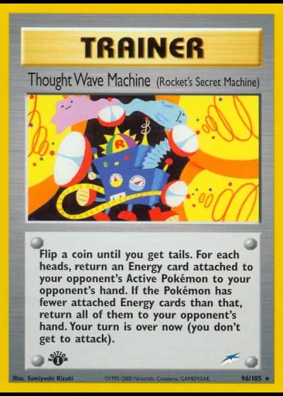 Thought Wave Machine (Rocket's Secret Machine) (1st Edition) #96/105 — Neo Destiny (1st Edition)