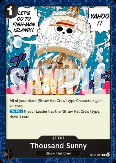 Thousand Sunny (ST14-017) (Reprint) — One Piece Card The Best Vol.2(PRB02)