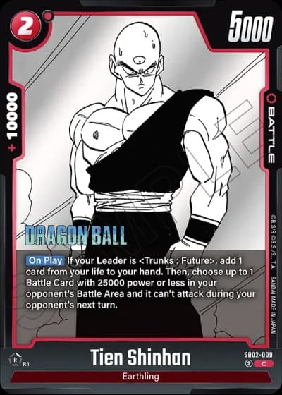 Tien Shinhan SB02-009 — Manga Booster 02 (SB02)