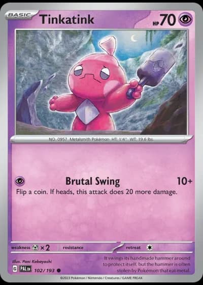 Tinkatink #102/193 — Paldea Evolved