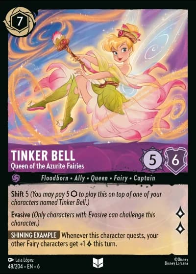 Tinker Bell - Queen of the Azurite Fairies #48/204 — Azurite Sea